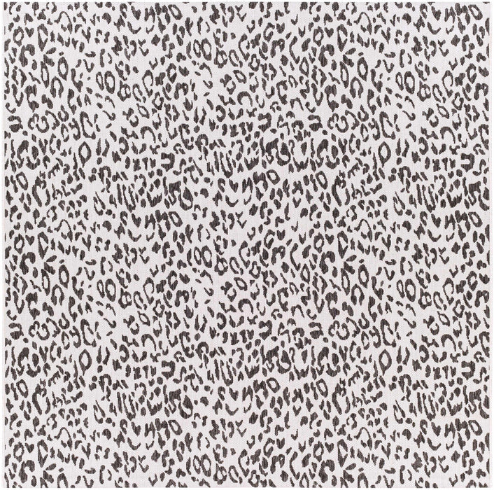 Hauteloom Alderbury White Leopard Print Rug