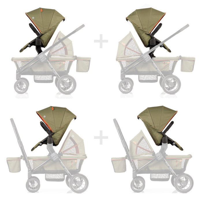 Evenflo® Pivot Xplore Stroller Wagon Toddler Second Stroller Seat