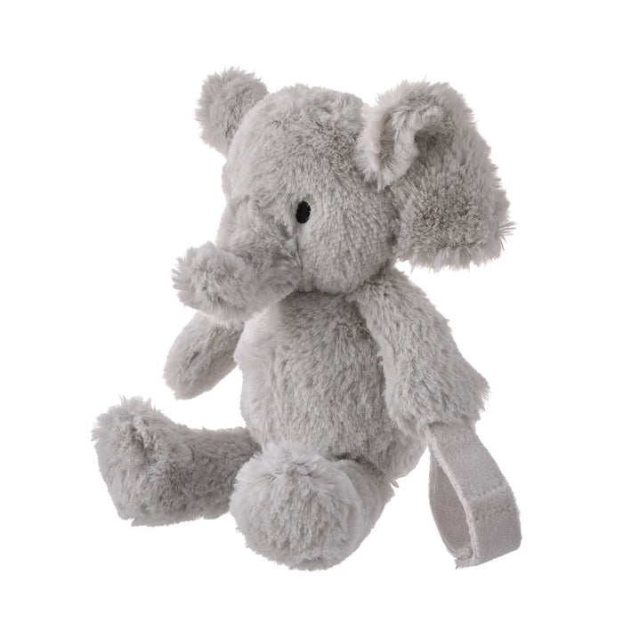 Little Love by NoJo Elephant Shaped Grey Plush Pacifier Buddy