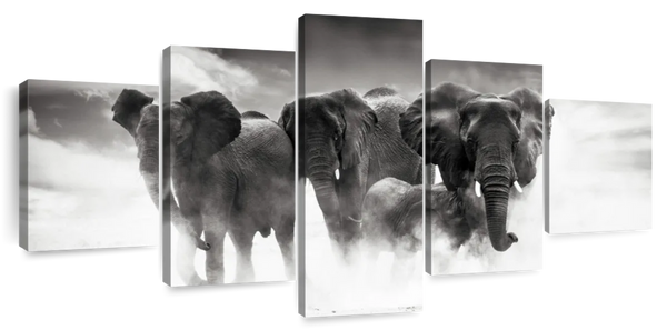 ElephantStock Etosha Park Elephants Wall Art