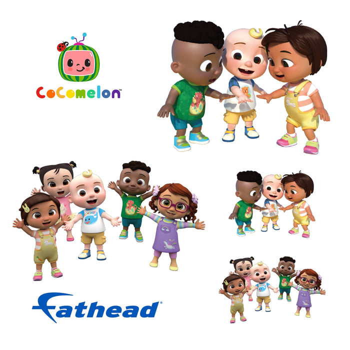 Fathead JJ Friends Minis        - Officially Licensed CoComelon Removable     Adhesive Decal