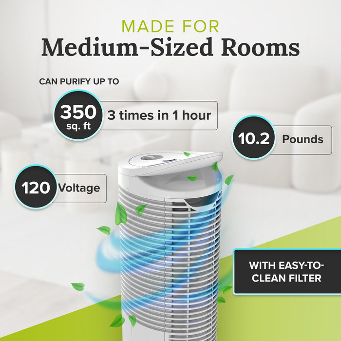 Envion Therapure Medium and Large Room HEPA Air Purifier w/Light Technology