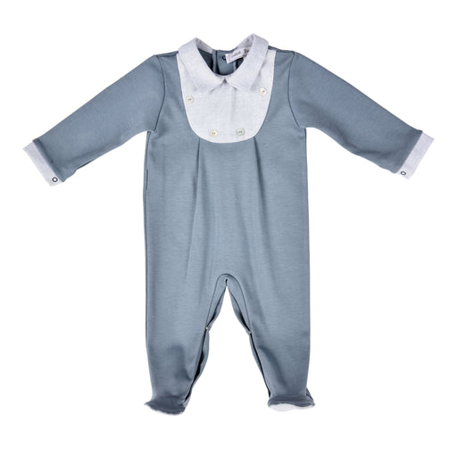 Bebe Sweeny ENY | Baby Boys Blue Organic Cotton Babygrow