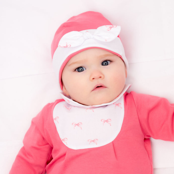 Bebe Sweeny ENY | Baby Girls Pink Organic Cotton Hat