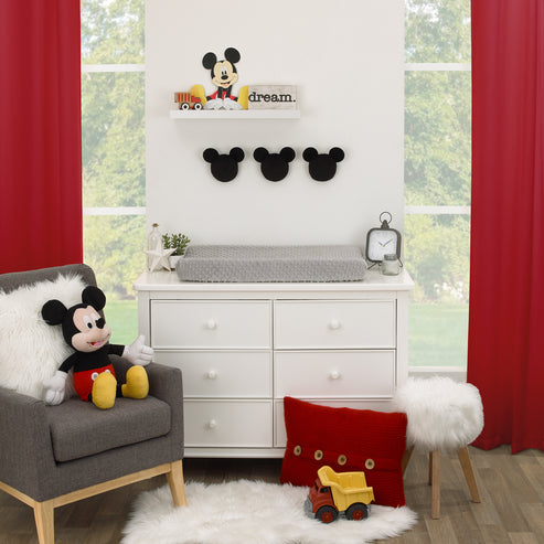 Disney Mickey Mouse Shaped 3 Piece Wall Décor