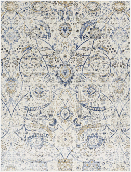 Hauteloom Georgiana Beige & Blue Area Rug