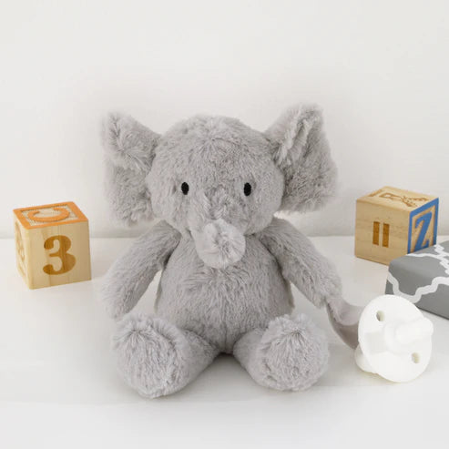 Little Love by NoJo Elephant Shaped Grey Plush Pacifier Buddy