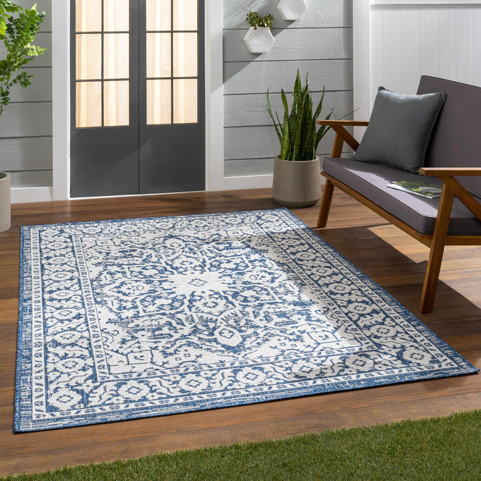 Hauteloom Etoile Navy Blue Performance Rug