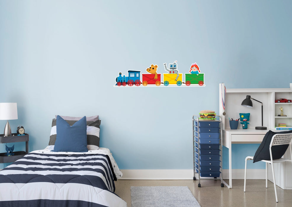 Fathead Nursery:  Robot Icon        -   Removable Wall   Adhesive Decal