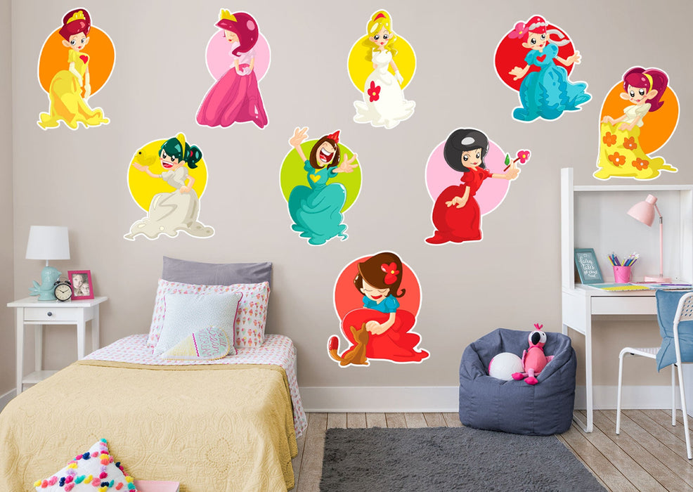 Fathead Nursery: Princess Characters Collection - Removable Wall Adhesive Decal