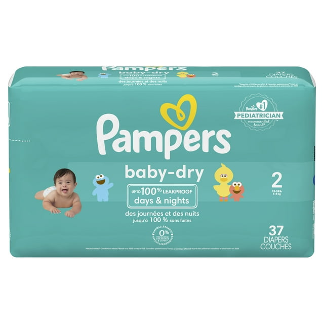 Pampers Baby Dry Diapers Size 2 37 Count