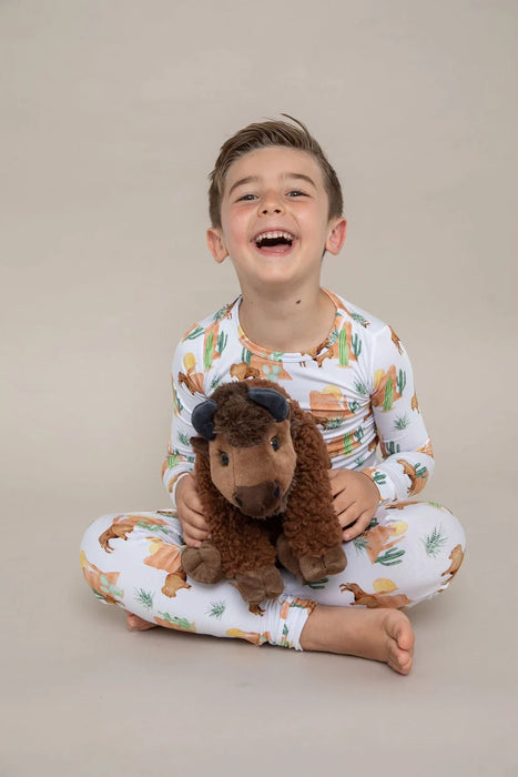 Bird & Bean Pajama Set - Bison