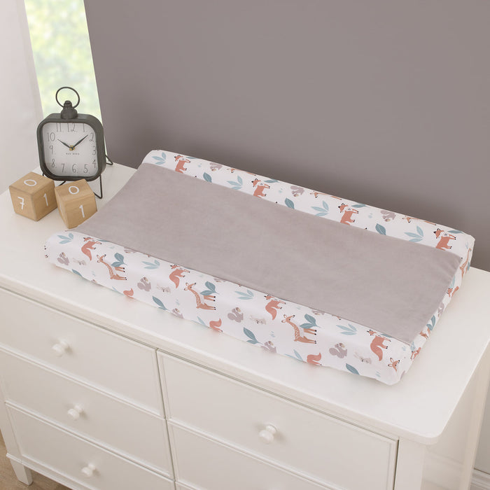 Little Love by NoJo Woodland Meadow Contoured Changing Pad Cover