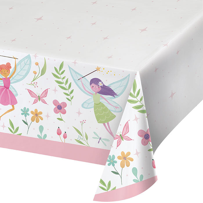 Party Decorations Fairy Forest Tablecover, Paper 54"x102" 1ct