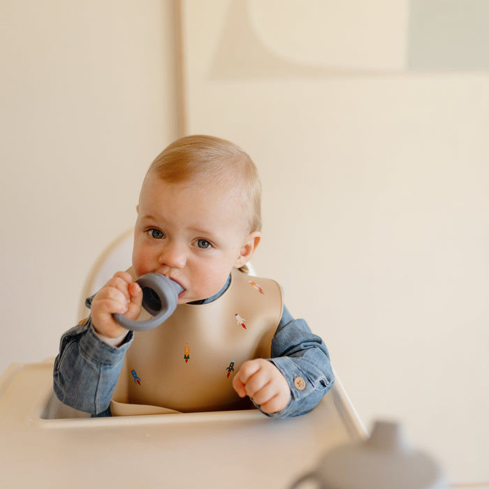 Mushie Silicone Baby Bib