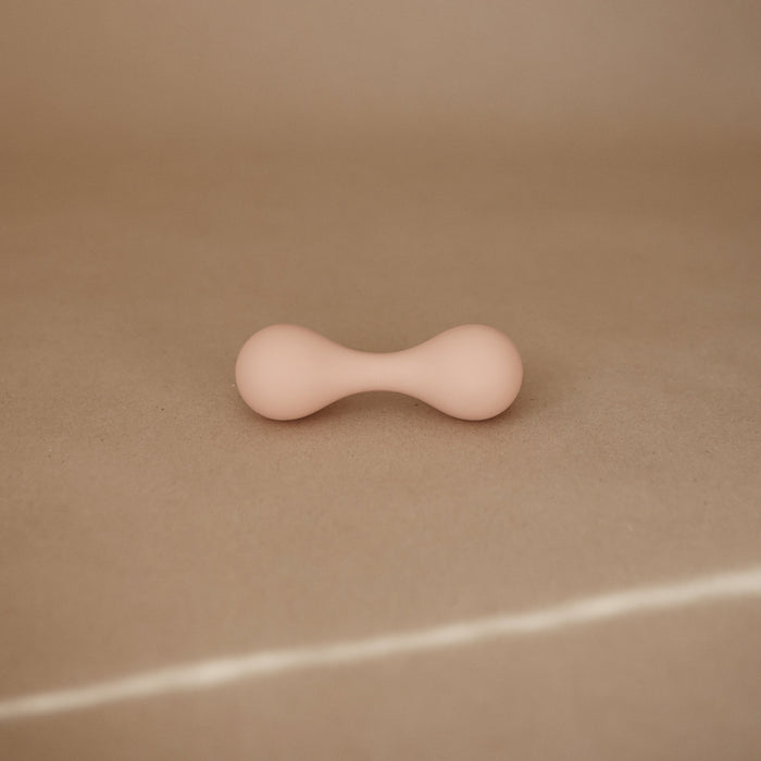 Mushie Silicone Baby Rattle Toy