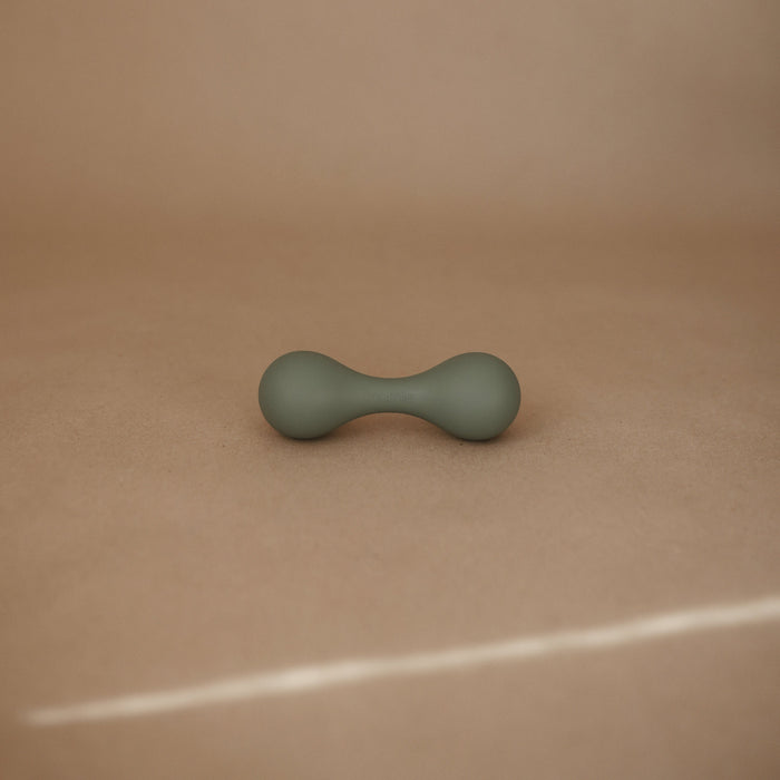 Mushie Silicone Baby Rattle Toy