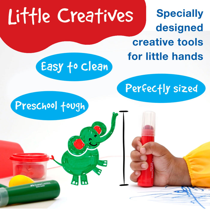 Faber-Castell 4 Count Little Creatives Easy Grasp Crayons