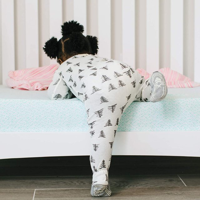 Burt's Bees Baby's Zip-Front Non-Slip Footed Sleeper Pajamas