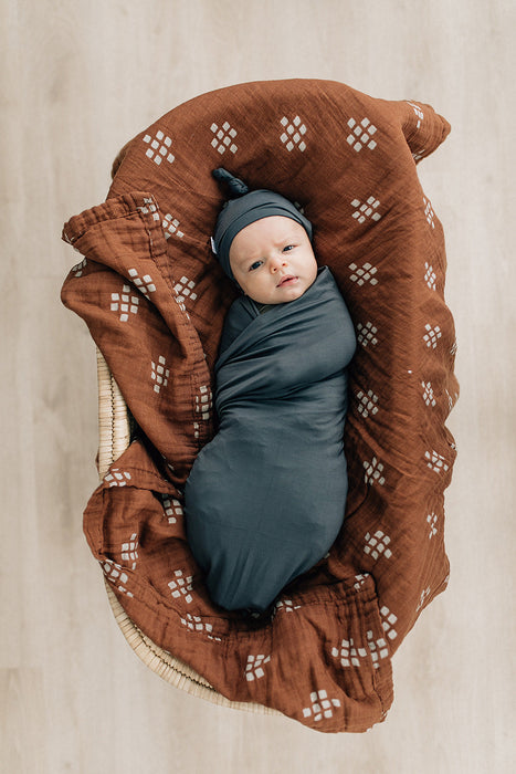 Swaddle + Knot Hat