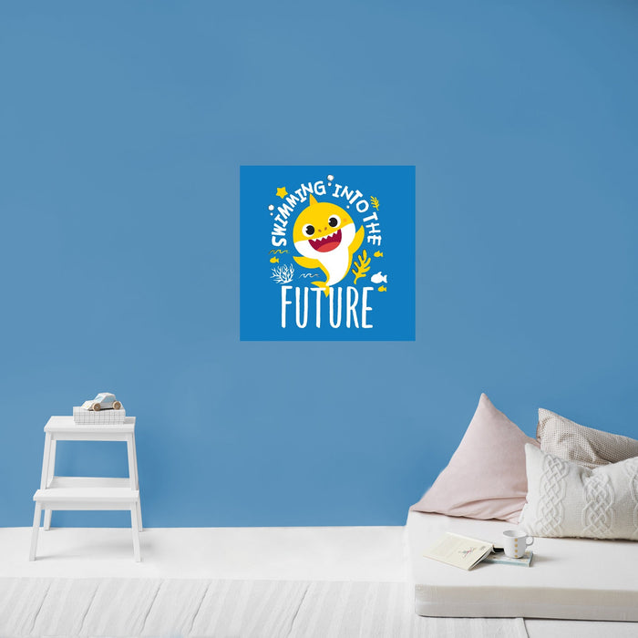 Fathead Baby Shark: Future Poster - Officially Licensed Nickelodeon Removable Adhesive Decal