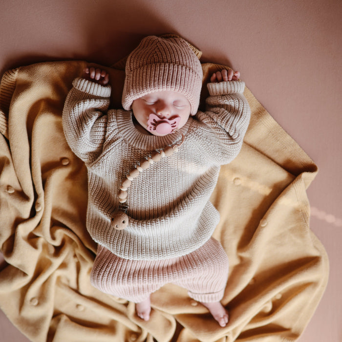 Mushie Stretchy Bassinet Sheet