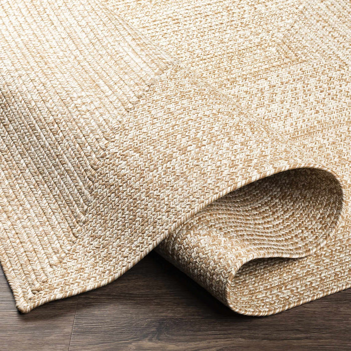 Hauteloom Cream Braided Faux Jute Rug