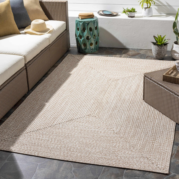 Hauteloom Cream Braided Faux Jute Rug