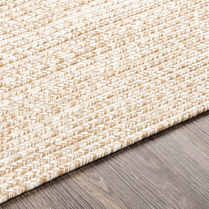 Hauteloom Cream Braided Faux Jute Rug