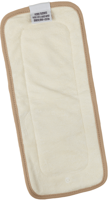 Texas Tushies Flex Fit - 6 layer Natural Fiber Cloth Diaper Insert