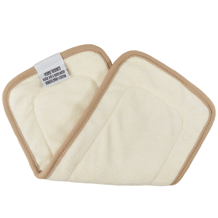 Texas Tushies Flex Fit - 6 layer Natural Fiber Cloth Diaper Insert