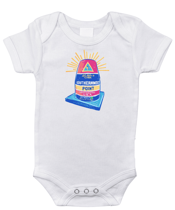 Little Hometown Florida Key West Baby Onesie