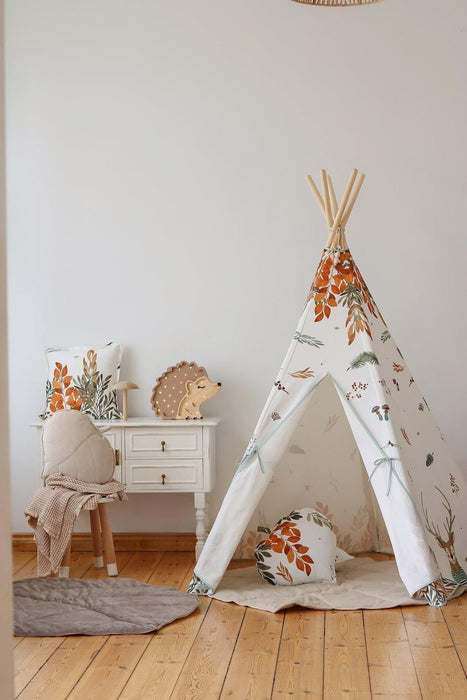 Moi Mili “Forest Friends” Teepee and Round Mat Set