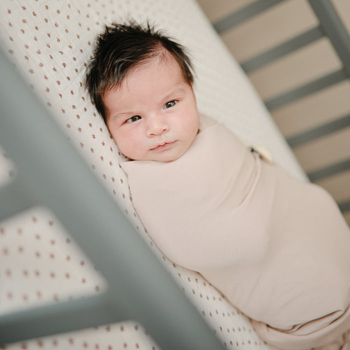 Mushie Extra Soft Muslin Crib Sheet