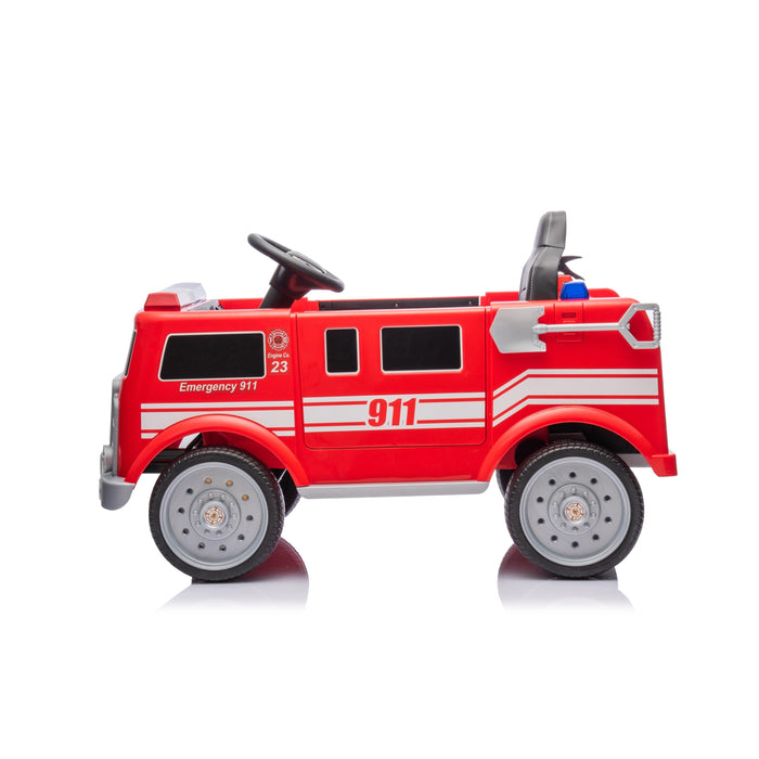 Freddo Toys 12V Firetruck 1 Seater Ride on