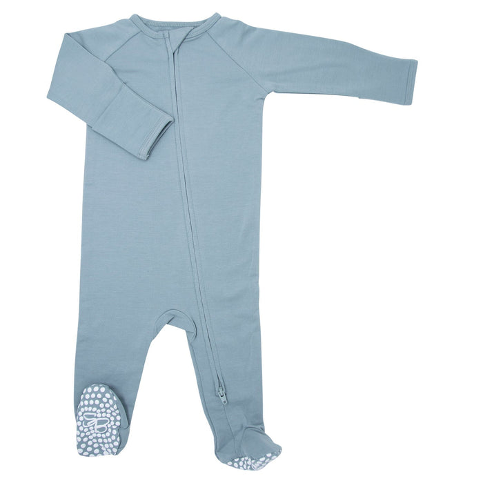 Sweet Bamboo French Terry Zipper Footie