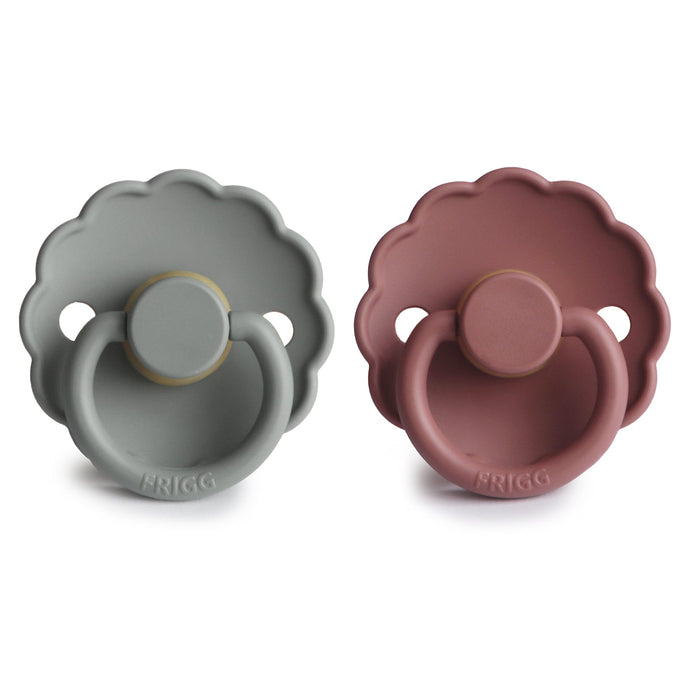 Mushie FRIGG Daisy Natural Rubber Pacifier 2-Pack