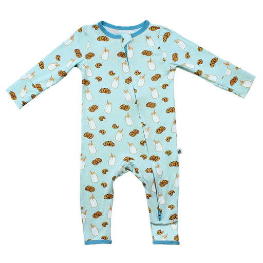 Free Birdees Frosted Blue Milk & Cookies Coverall (0-3T)