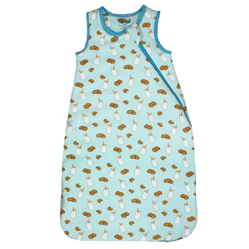 Free Birdees Frosted Blue Milk & Cookies Sleep Sack 1.0 Tog