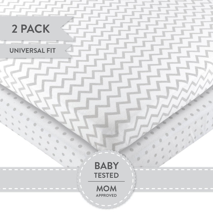 Ely's & Co. Pack N Play I Portable Crib Sheet Set