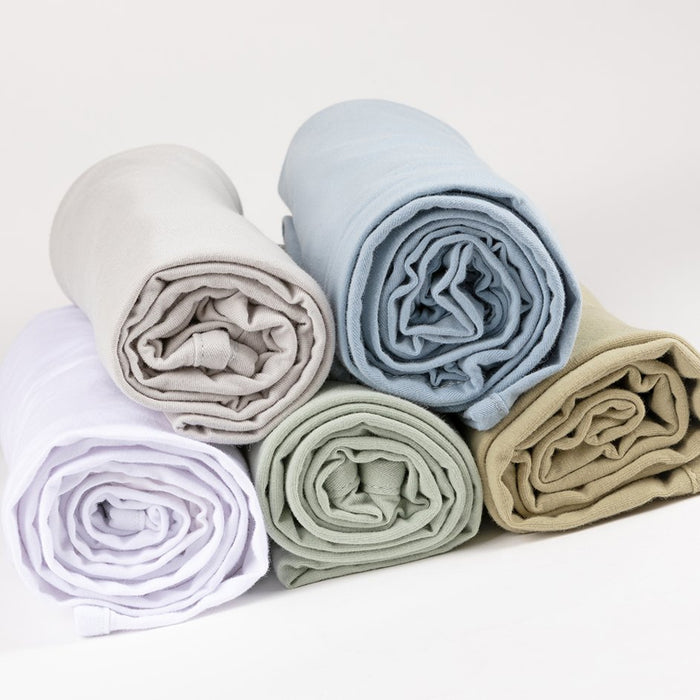 Ely's & Co. Jersey Knit Cotton Swaddle Blanket and Beanie Gift Set