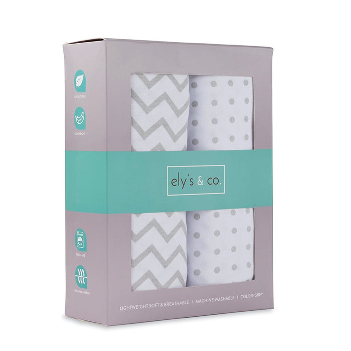 Ely's & Co. Pack N Play I Portable Crib Sheet Set