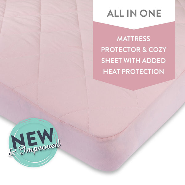 Ely's & Co. Quilted Waterproof Pack n Play | Portable Crib Sheet