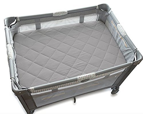 Ely's & Co. Quilted Waterproof Pack n Play | Portable Crib Sheet