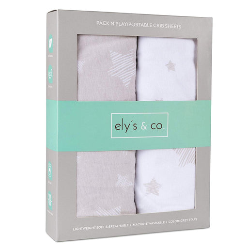 Ely's & Co. Pack N Play I Portable Crib Sheet Set