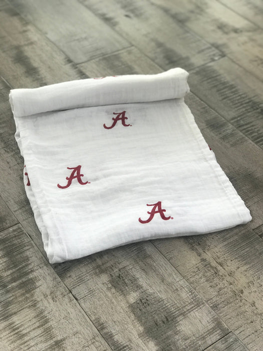 Three Little Anchors University of Alabama Swaddle Blanket
