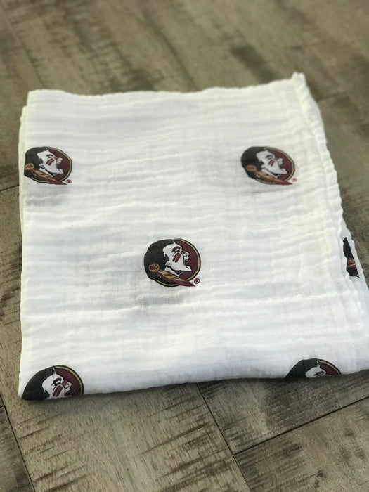 Three Little Anchors Florida State University Swaddle