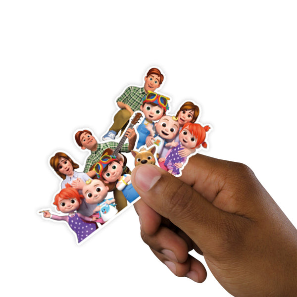 Fathead JJ Family Minis        - Officially Licensed CoComelon Removable     Adhesive Decal