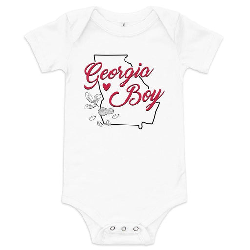 Little Hometown Georgia Boy Baby Onesie