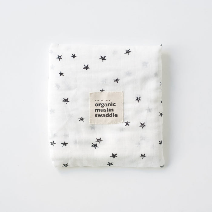 Wee Gallery Organic Muslin Swaddle - Stars